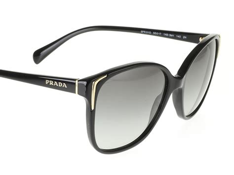 prada pr 01os-55 1ab3m1 black|Prada PR01OS Sunglasses.